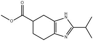 2-异丙基-4,5,6,7-四氢-1H-苯并[D]咪唑-6-羧酸甲酯 结构式