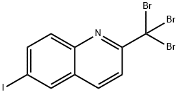 Quinoline, 6-iodo-2-(tribromomethyl)- 结构式