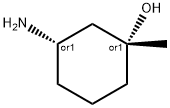 (1R,3S)-3-AMINO-1-METHYLCYCLOHEXAN-1-OL 结构式