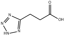 3-(2H-1,2,3,4-Tetrazol-5-yl)propanoic Acid 结构式