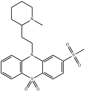 硫利达嗪杂质A (EP) 结构式