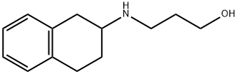 3-((1,2,3,4-四氢萘-2-基)氨基)丙醇 结构式