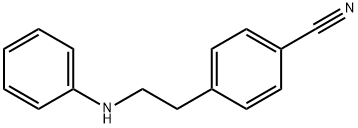 N-(4-氰基苯乙基)苯胺 结构式