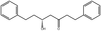 (R)-5-羟基-1,7-二苯基-3-庚酮 结构式