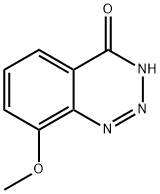 8-甲氧基苯并[D][1,2,3]三嗪-4(3H)-酮 结构式