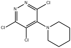 Pyridazine, 3,4,6-trichloro-5-(1-piperidinyl)- 结构式