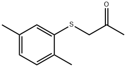 1-((2,5-二甲基苯基)硫代)丙烷-2-酮 结构式