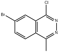 6-溴-4-氯-1-甲基酞嗪 结构式
