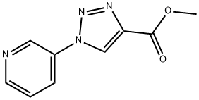 Methyl 1-(Pyridin-3-yl)-1H-1,2,3-triazole-4-carboxylate 结构式
