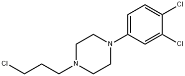 1-(3-chloropropyl)-4-(3,4-dichlorophenyl)piperazine 结构式