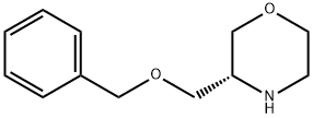 Morpholine, 3-[(phenylmethoxy)methyl]-, (R)- 结构式