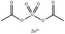 醋酸氧铀锌 结构式