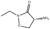 3-Isoxazolidinone, 4-amino-2-ethyl-, (4R)- 结构式