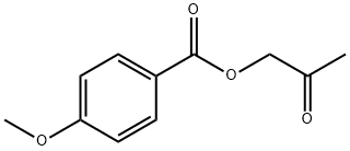 2-氧丙基4-甲氧基苯甲酸酯 结构式