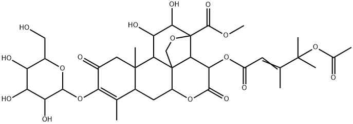 鸦胆子苷K 结构式