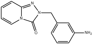 2-[(3-氨基苯基)甲基]-2H,3H-[1,2,4]三唑并[4,3-A]吡啶-3-酮 结构式