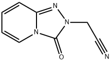 2-{3-氧代-2H,3H-[1,2,4]三唑[4,3-A]吡啶-2-基}乙腈 结构式