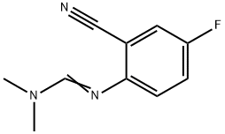 Methanimidamide, N'-(2-cyano-4-fluorophenyl)-N,N-dimethyl- 结构式