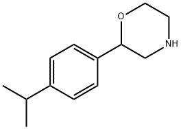 2-(4-异丙基苯基)吗啉 结构式