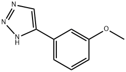 1H-1,2,3-Triazole, 5-(3-methoxyphenyl)- 结构式