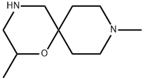 1-Oxa-4,9-diazaspiro[5.5]undecane,2,9-dimethyl- 结构式