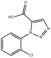 1-(2-氯苯基)-1H-1,2,3-三唑-5-羧酸 结构式