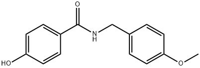 Benzamide, 4-hydroxy-N-[(4-methoxyphenyl)methyl]- 结构式