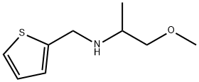 1-甲氧基-N-(噻吩-2-基甲基)丙-2-胺 结构式