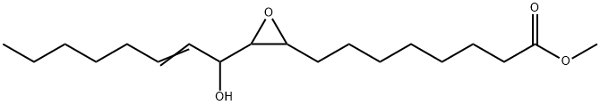 9(S),10(S)-环氧-11(S)-羟基-12(Z)-十八碳烯酸甲酯 结构式