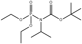 Carbamic acid, N-(diethoxyphosphinyl)-N-(1-methylethyl)-, 1,1-dimethylethyl ester 结构式