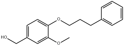 Benzenemethanol, 3-methoxy-4-(3-phenylpropoxy)- 结构式