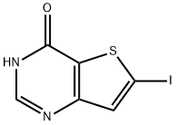 6-碘噻吩并[3,2-D]嘧啶-4(3H)-酮 结构式