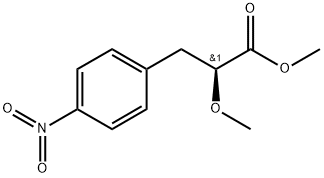 (S)-methyl 2-hydroxy-3-(4-nitrophenyl)propanoate 结构式