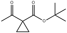 Cyclopropanecarboxylic acid, 1-acetyl-, 1,1-dimethylethyl ester 结构式