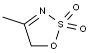 4-甲基-5H-1,2,3-恶噻唑2,2-二氧化物 结构式