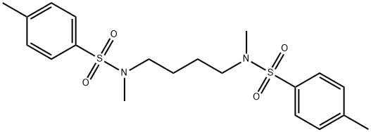 Benzenesulfonamide, N,N'-1,4-butanediylbis[N,4-dimethyl- 结构式