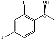 (1S)-1-(4-溴-2-氟苯基)乙基-1-醇 结构式