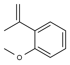 1-甲氧基-2-(丙-1-烯-2-基)苯 结构式