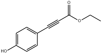 3-(4-羟基苯基)丙炔酸乙酯 结构式