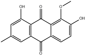1-O-Methylnataloe-emodin 结构式