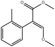 ：(E)-Methyl-2-(methoxymethylene)-2-methylbenzeneacetate 结构式