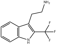 1H-Indole-3-ethanamine, 2-(trifluoromethyl)- 结构式