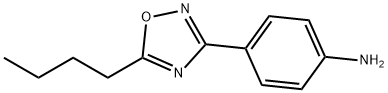 Benzenamine, 4-(5-butyl-1,2,4-oxadiazol-3-yl)- 结构式