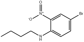 4-溴-N-丁基-2-硝基苯胺 结构式