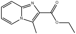 3-甲基H-咪唑并[1,2-A]吡啶-2-羧酸乙酯 结构式