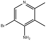 5-溴-2,3-二甲基吡啶-4-胺 结构式