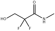 2,2-二氟-3-羟基-N-甲基丙酰胺 结构式