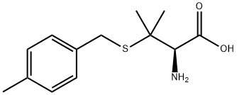 L-Valine, 3-[[(4-methylphenyl)methyl]thio]- 结构式