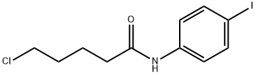 Pentanamide, 5-chloro-N-(4-iodophenyl)- 结构式