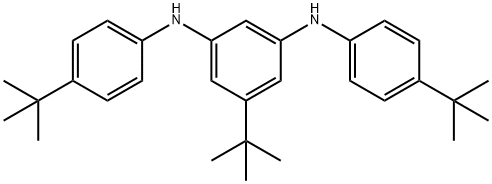 5-(叔丁基)-N1,N3-双(4-(叔丁基)苯基)苯-1,3-二胺 结构式